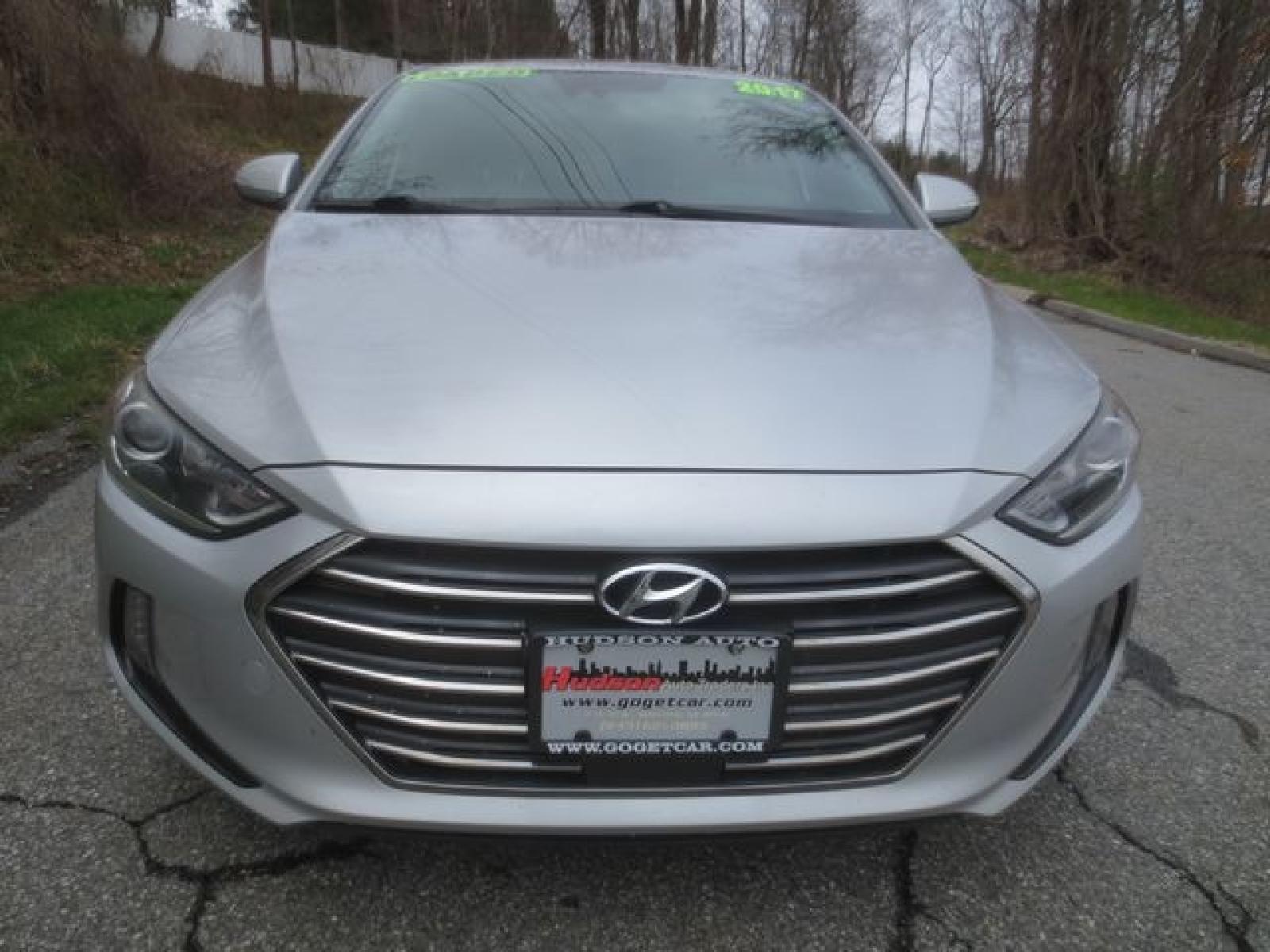 2017 Silver /GRAY Hyundai Elantra Limited (KMHD84LF6HU) with an 1.8 L 4-cylinder DOHC 16V engine, Automatic transmission, located at 270 US Route 6, Mahopac, NY, 10541, (845) 621-0895, 41.349022, -73.755280 - Photo #2